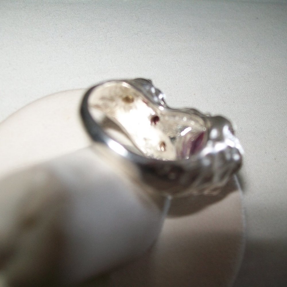 2ct Natural African Ruby And Rhodolite Cocktail R… - image 6